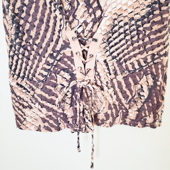 Project Runway Snake skin Print Top - Picture 4 of 7